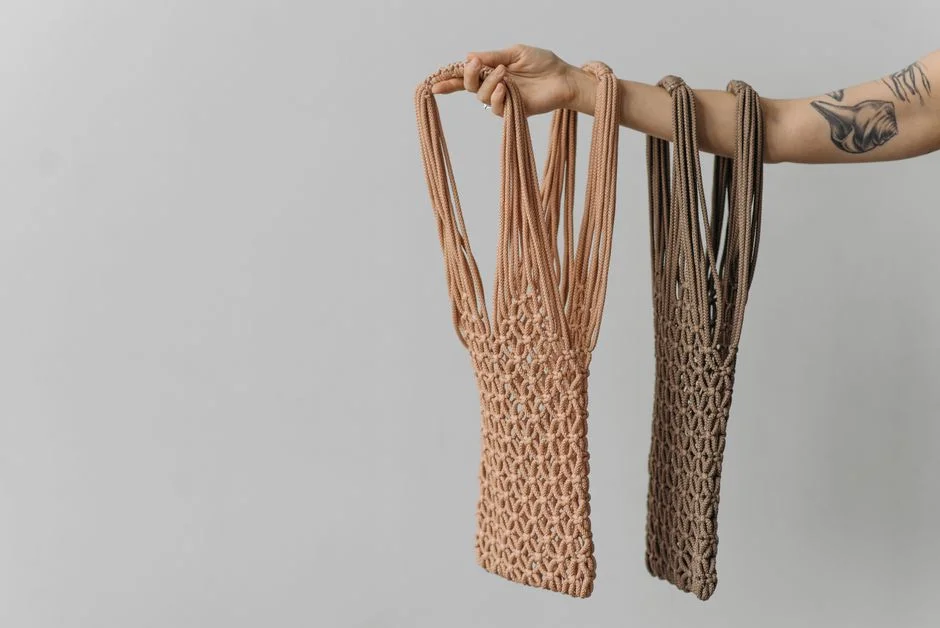 Jute bag handmade,