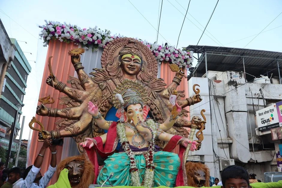 Ganesh Visarjan procession,