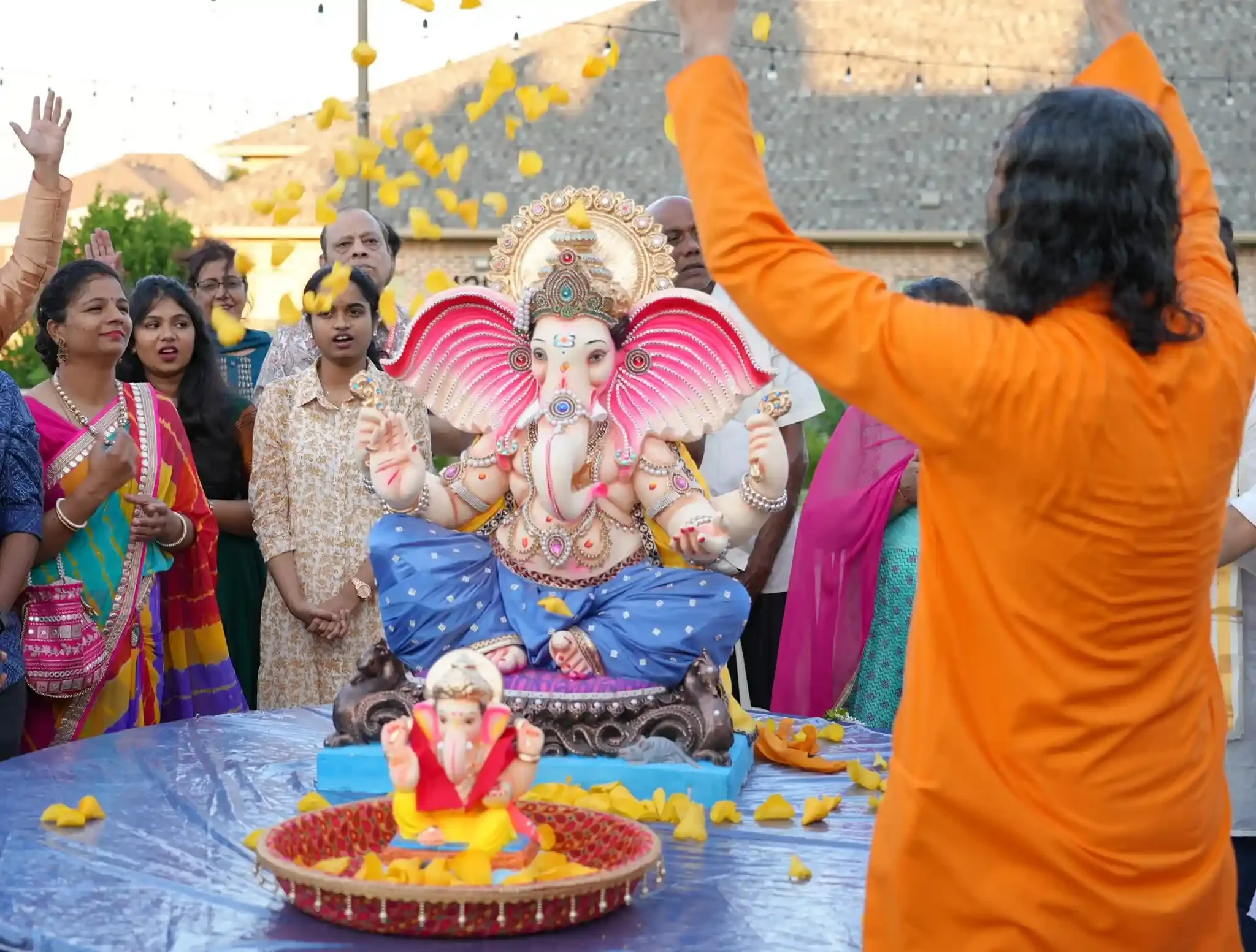 Ganesh Chaturthi celebration,