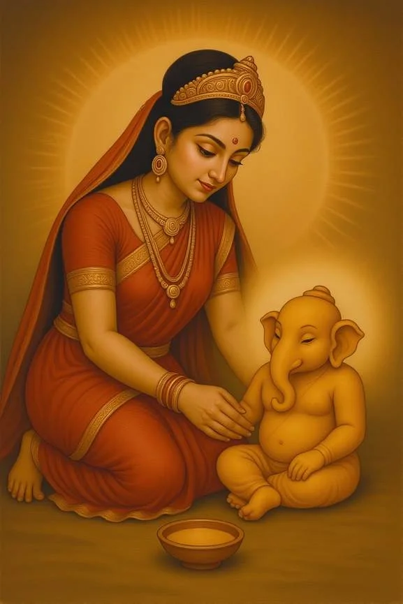 Goddess Parvati creation