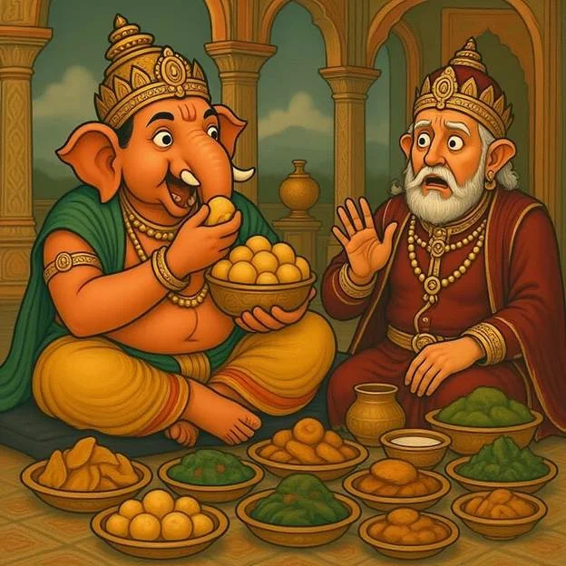 Ganesha Kubera feast,