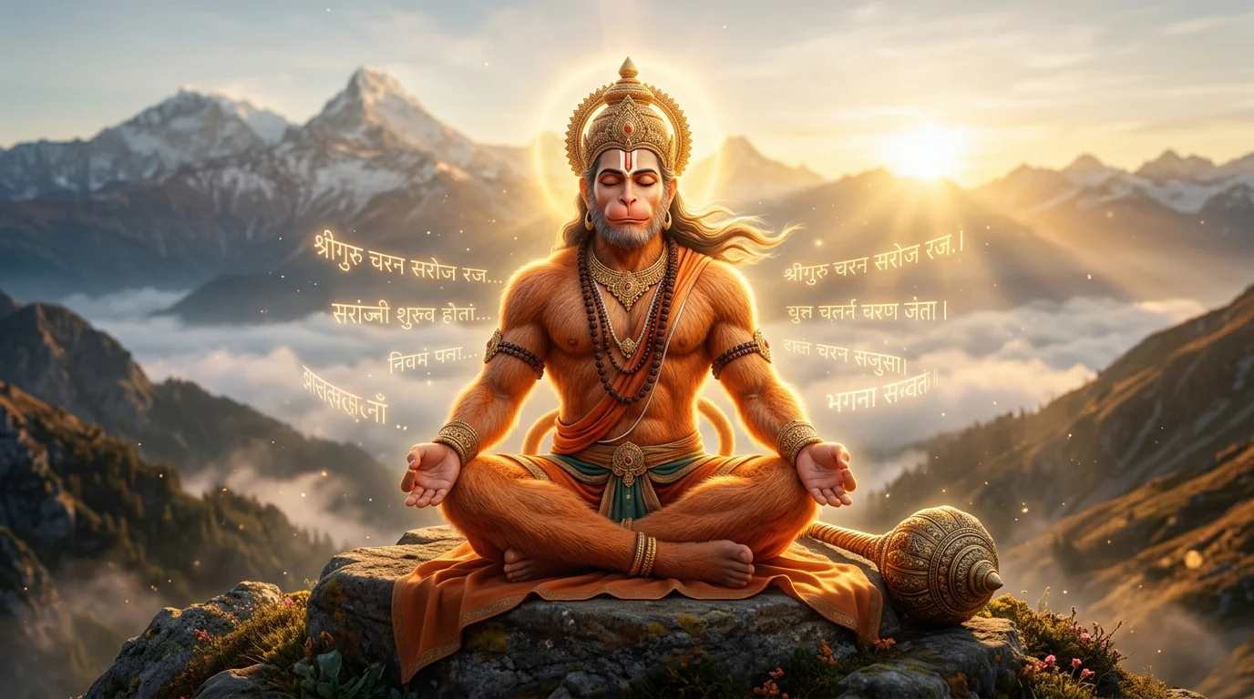 Hanuman meditation, stress