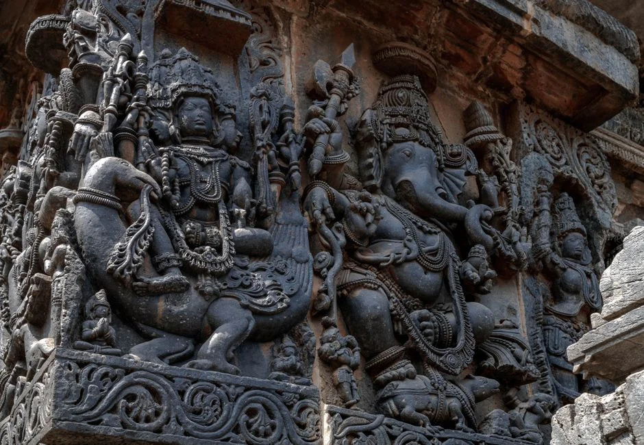 Ganesha ancient statues
