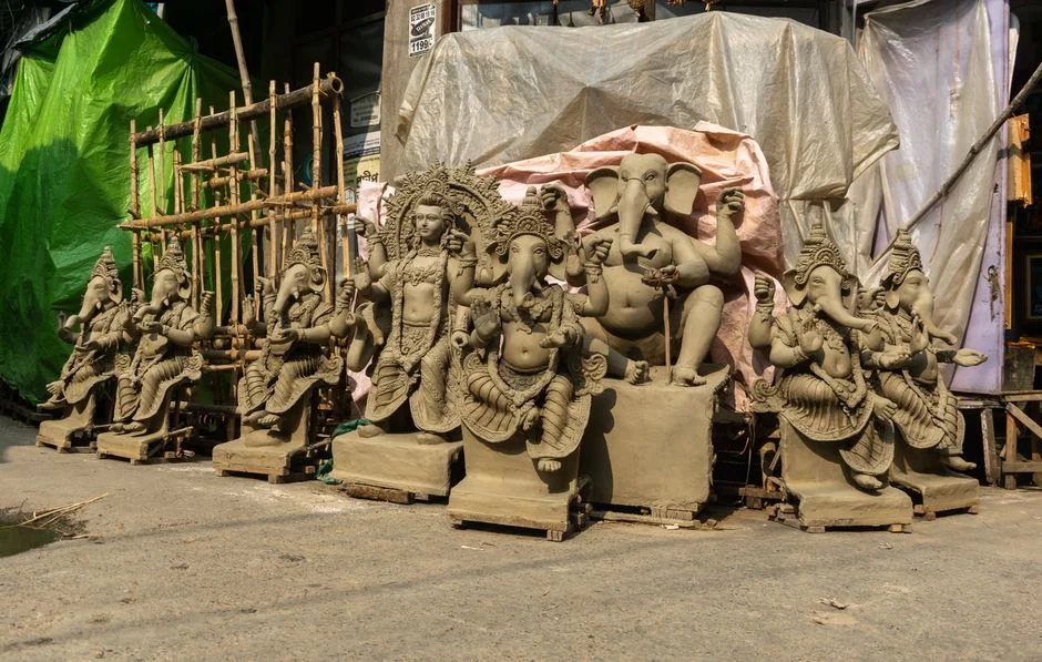 ancient Ganesha statues,