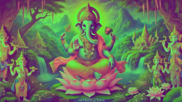 Parvati creating Ganesha,