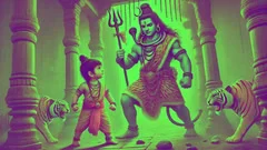 Shiva trident Ganesha,