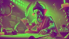 Ganesha broken tusk