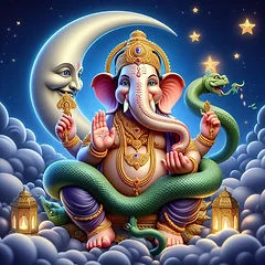 Ganesha Moon curse,