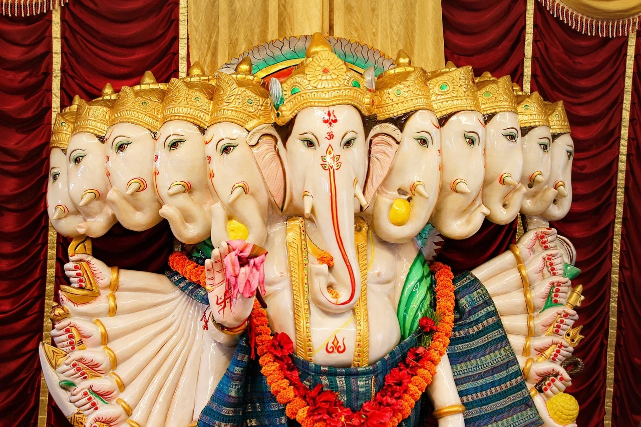 Ganesha devotion mother