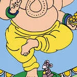 Ganesha OM palm,