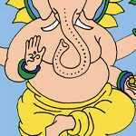 Ganesha large belly