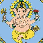 Ganesha broken tusk,