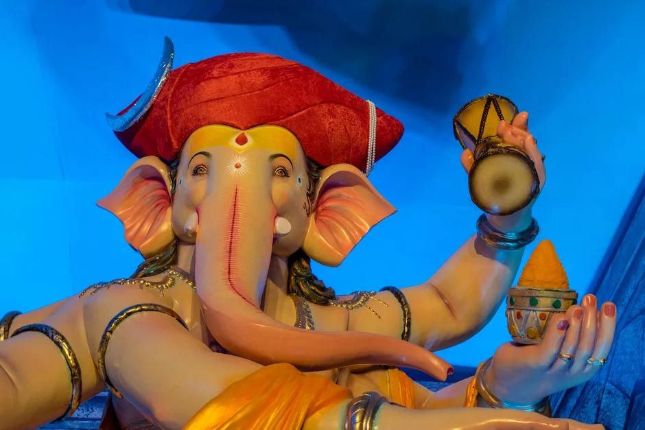 Ganesha writing Mahabharata,