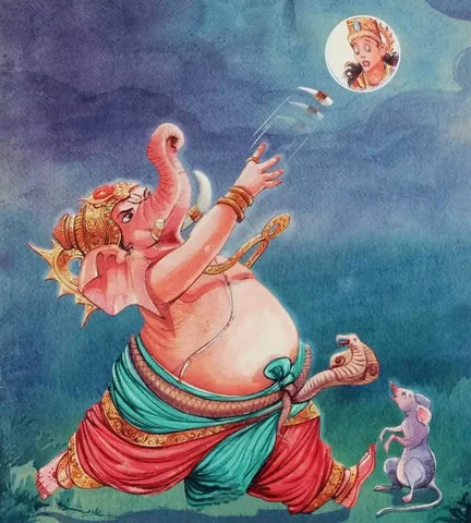 Ganesha moon curse,