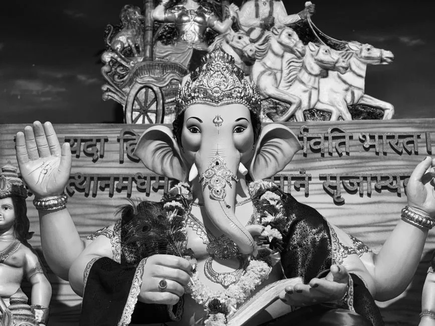 Lord Ganesha holding