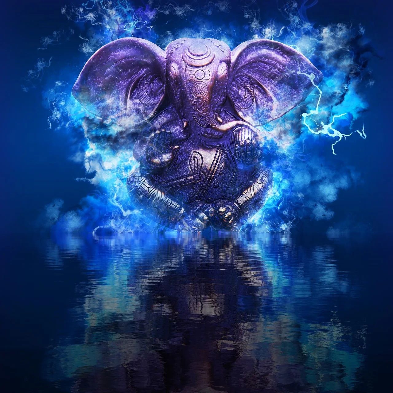 Divine protection Ganesha,