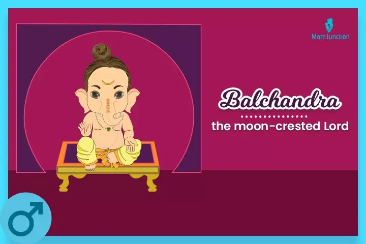 Moon crested Ganesha,