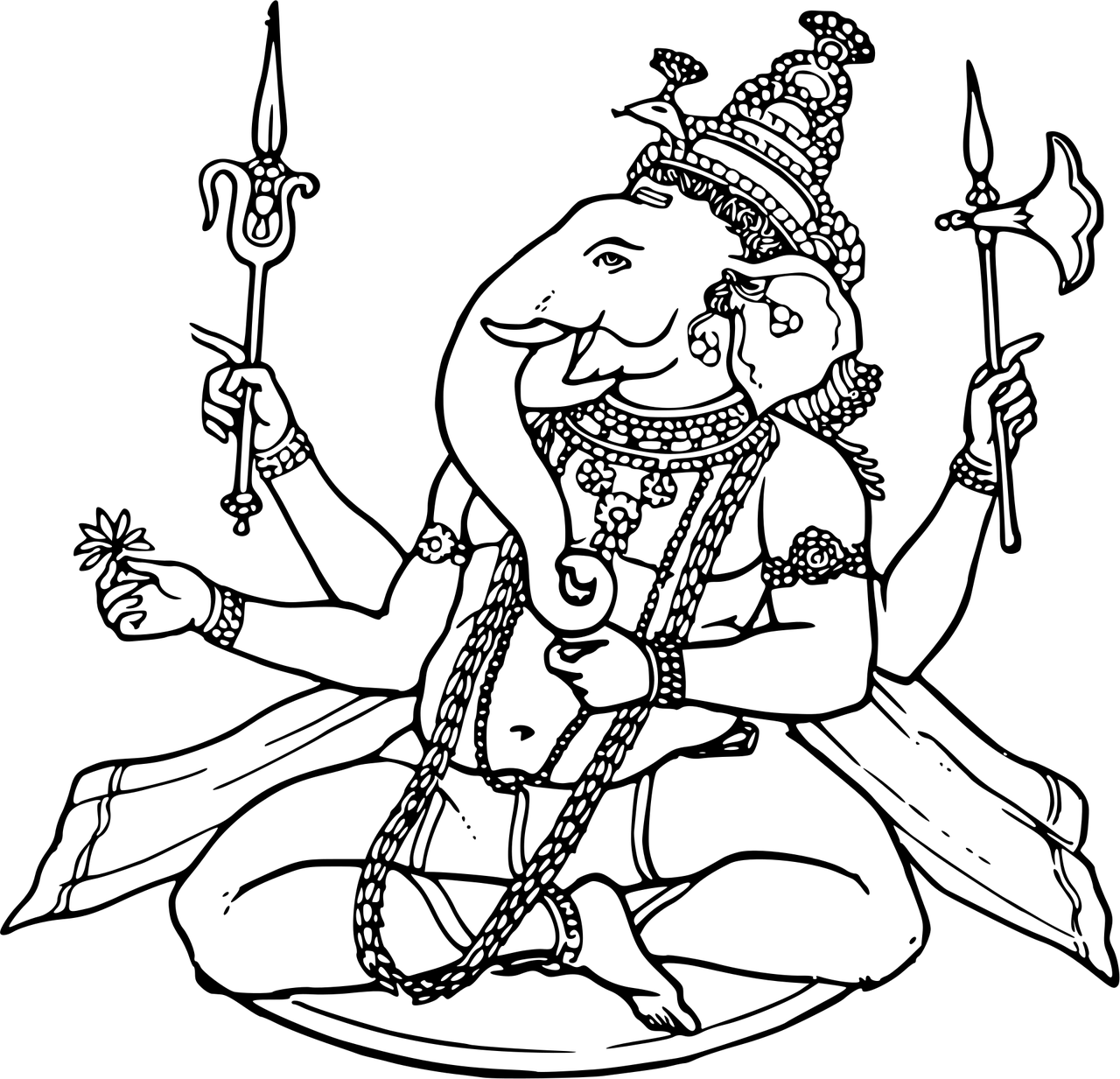 Ganesha attributes, Hindu