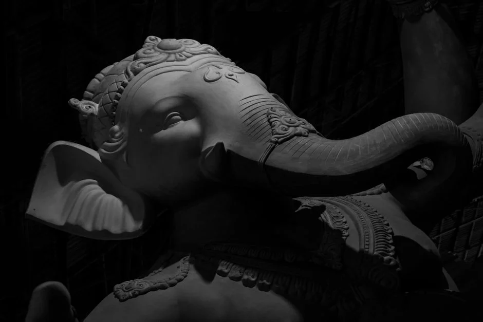 Lord Ganesha fighting