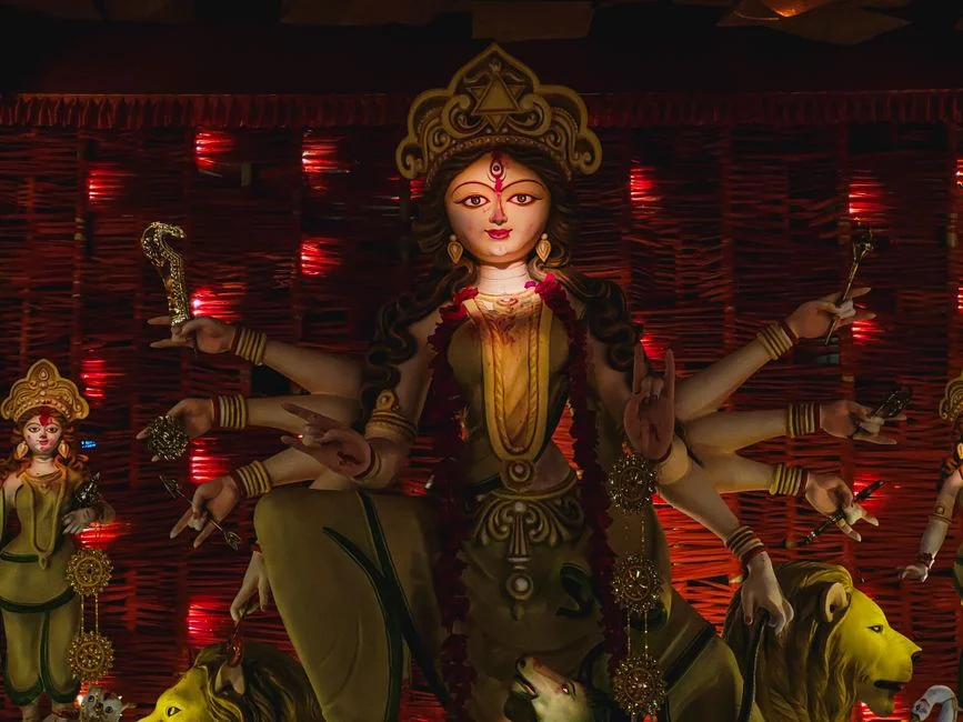 Goddess Parvati blessing,