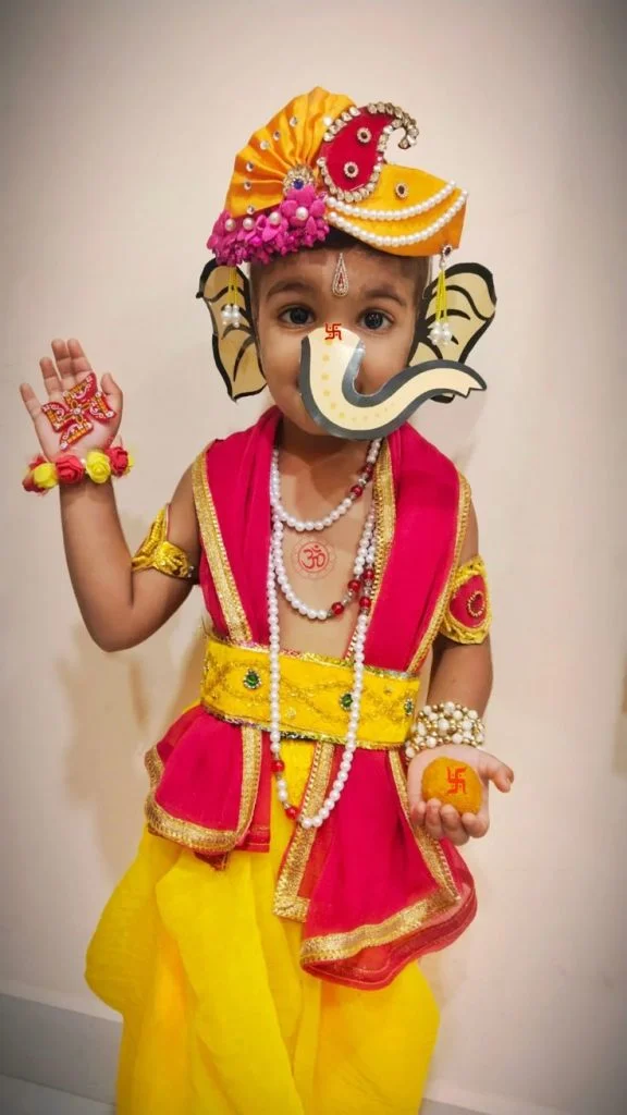 Ganesha costume kids,