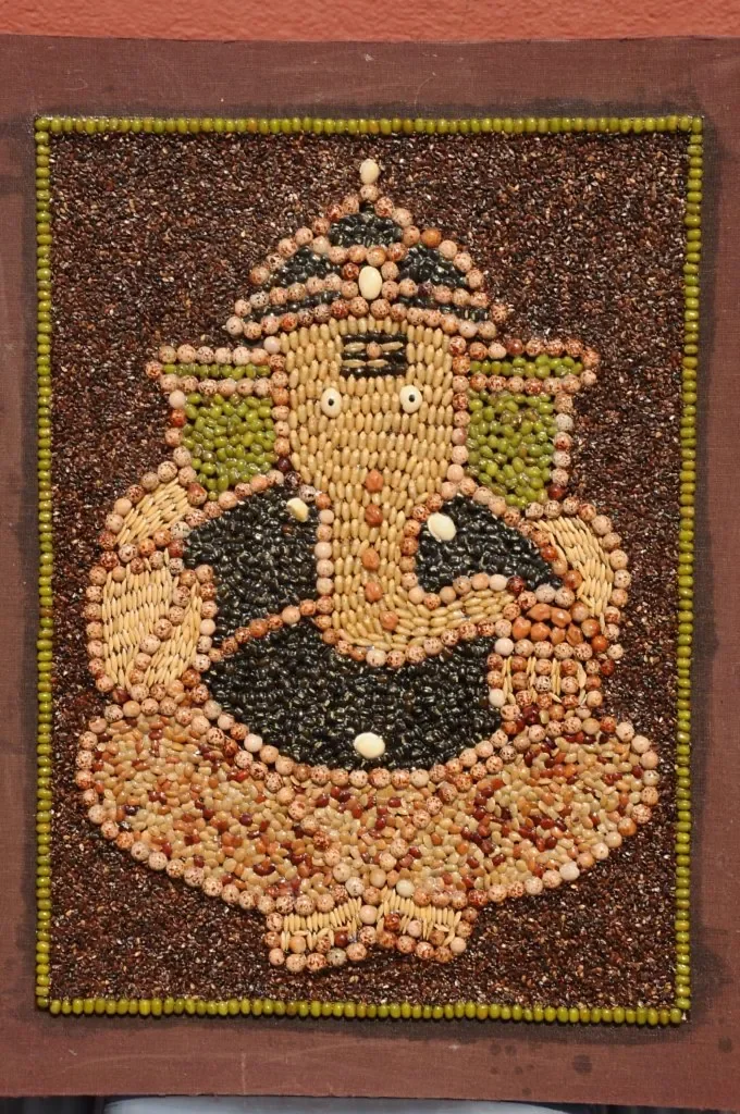 Lentil Ganesha art