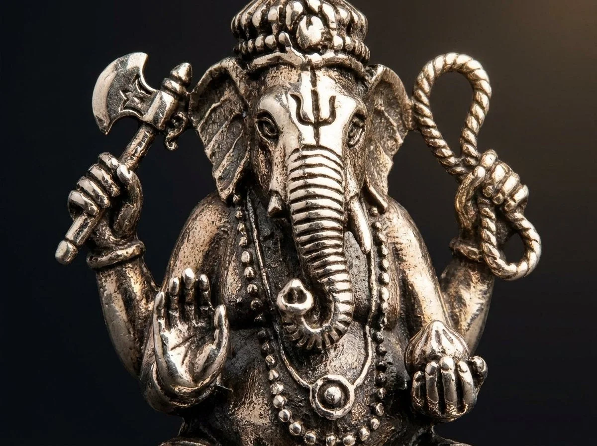 Ganesha four arms,
