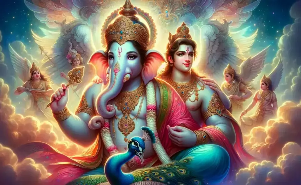 Ganesha Kartikeya divine