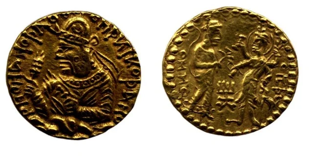 Kushana gold coin,