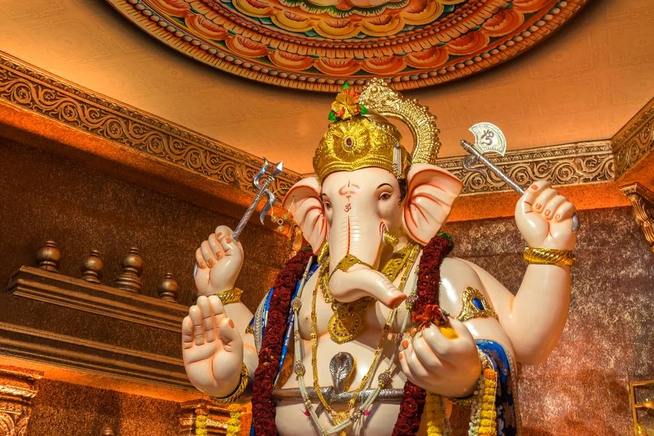 Ganesha writing Mahabharata,