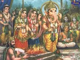 Ganesha marriage legend,