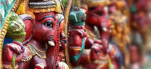 Sacred Ganesha symbols,