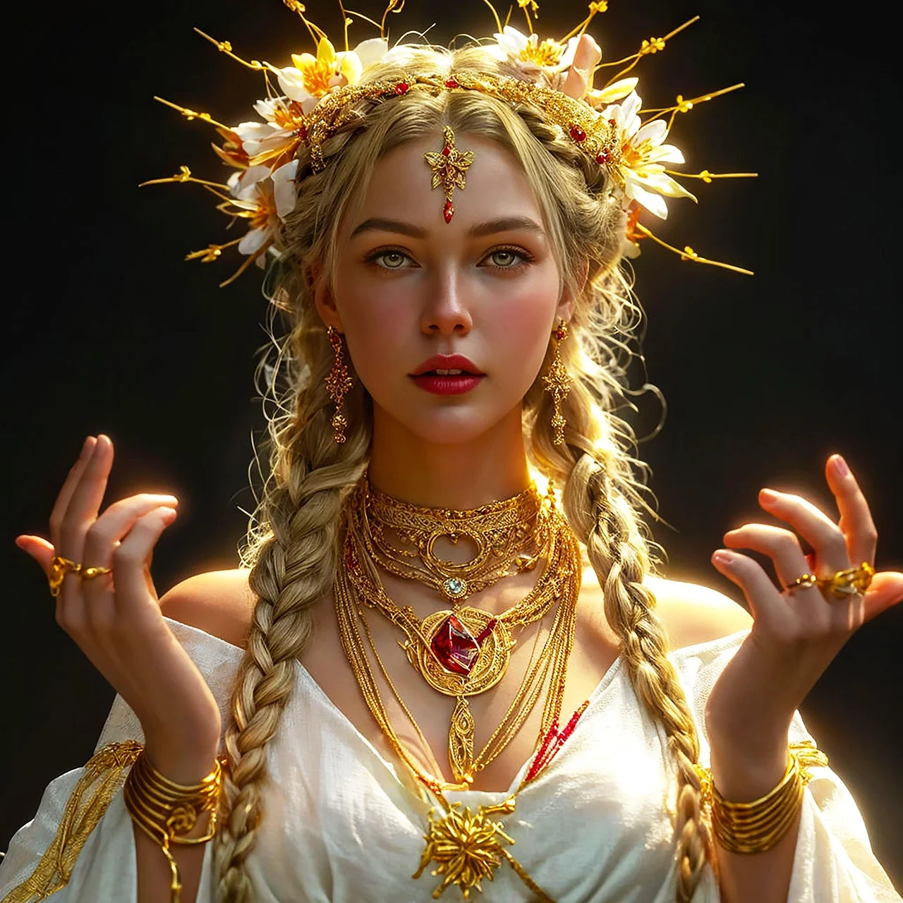 Goddess Parvati, Divine