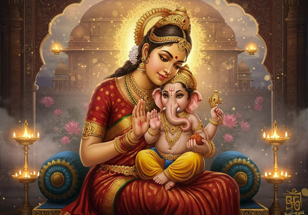 Parvati Ganesha mythology,