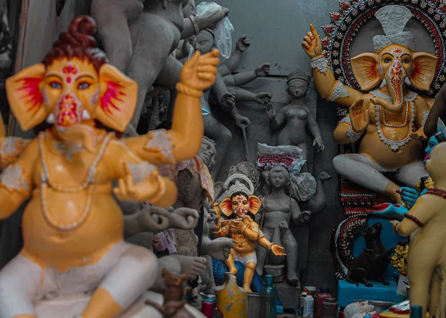 Ganesha and Kartikeya,
