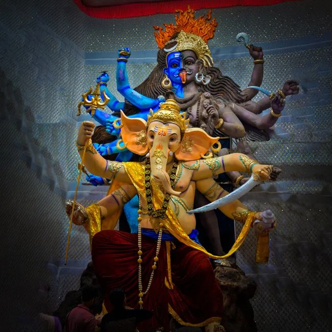 Ganesha different poses,