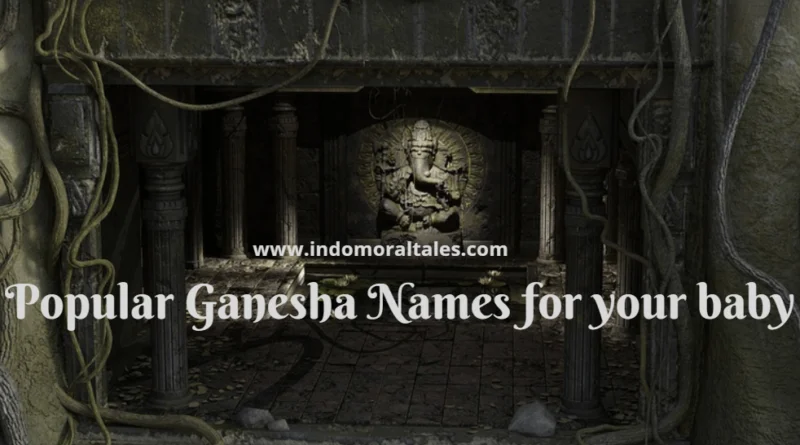 Lord Ganesha blessing,